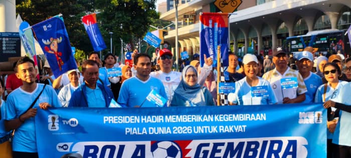 TVRI Gelar “Bola Gembira Fun Walk”, Semarakkan CFD Jakarta