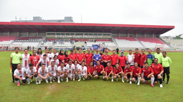 Pertandingan Persahabatan: Korpri All Star Menang Dramatis 4-3 Lawan David FC